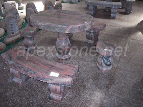 Marble Tables and Benches
